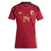 Belgien Amadou Onana #24 Heimtrikot Frauen EM 2024 Kurzarm